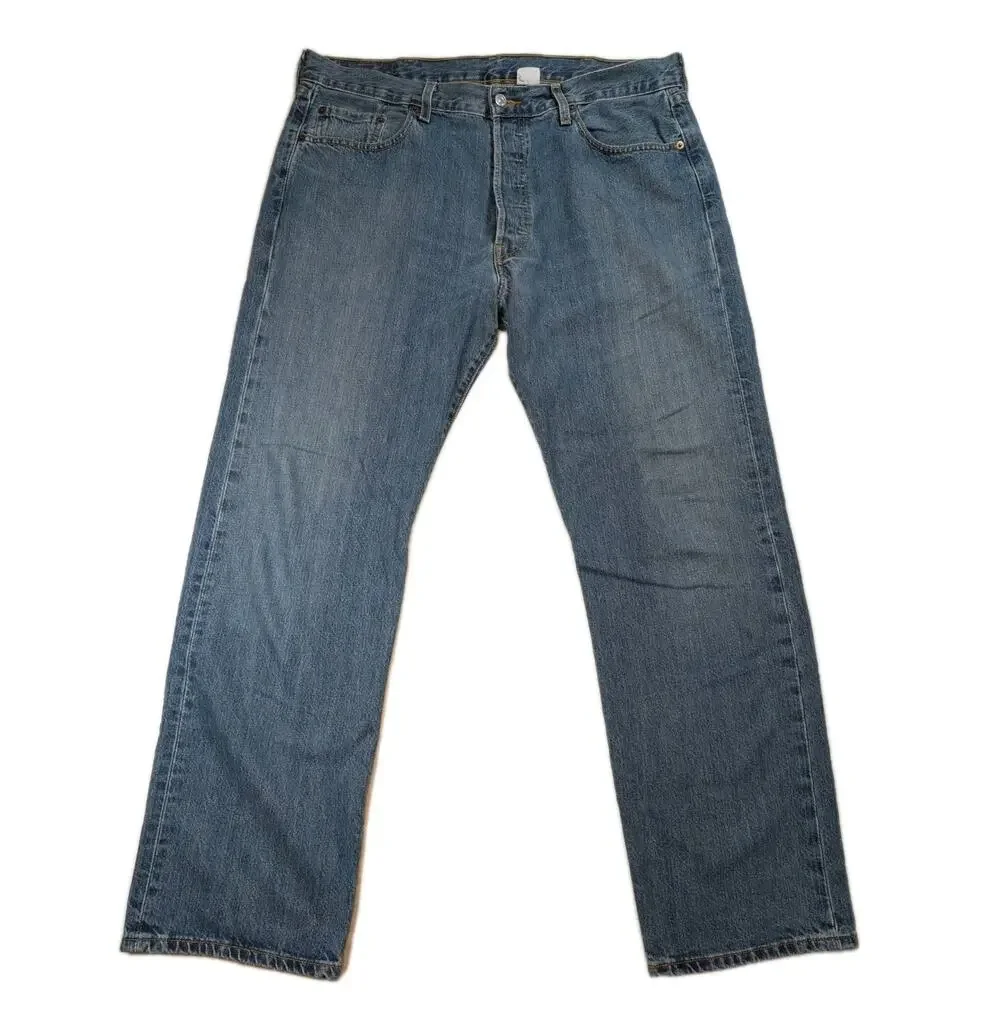 Levi's 501 XX Jeans Mens 38x32 Vintage Button Fly Medium Wash Denim